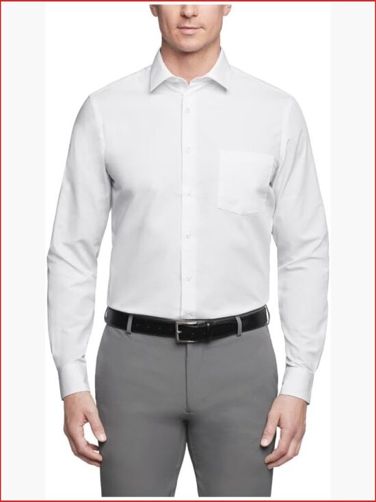 Other - Regular Fit Poplin Spread Collar Dress Shirt
